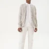 Pantaloni in raso per bambino di colore bianco