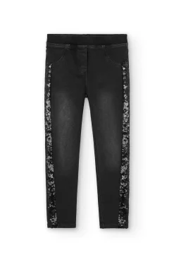 Pantaloni jeans elasticizzati per ragazza