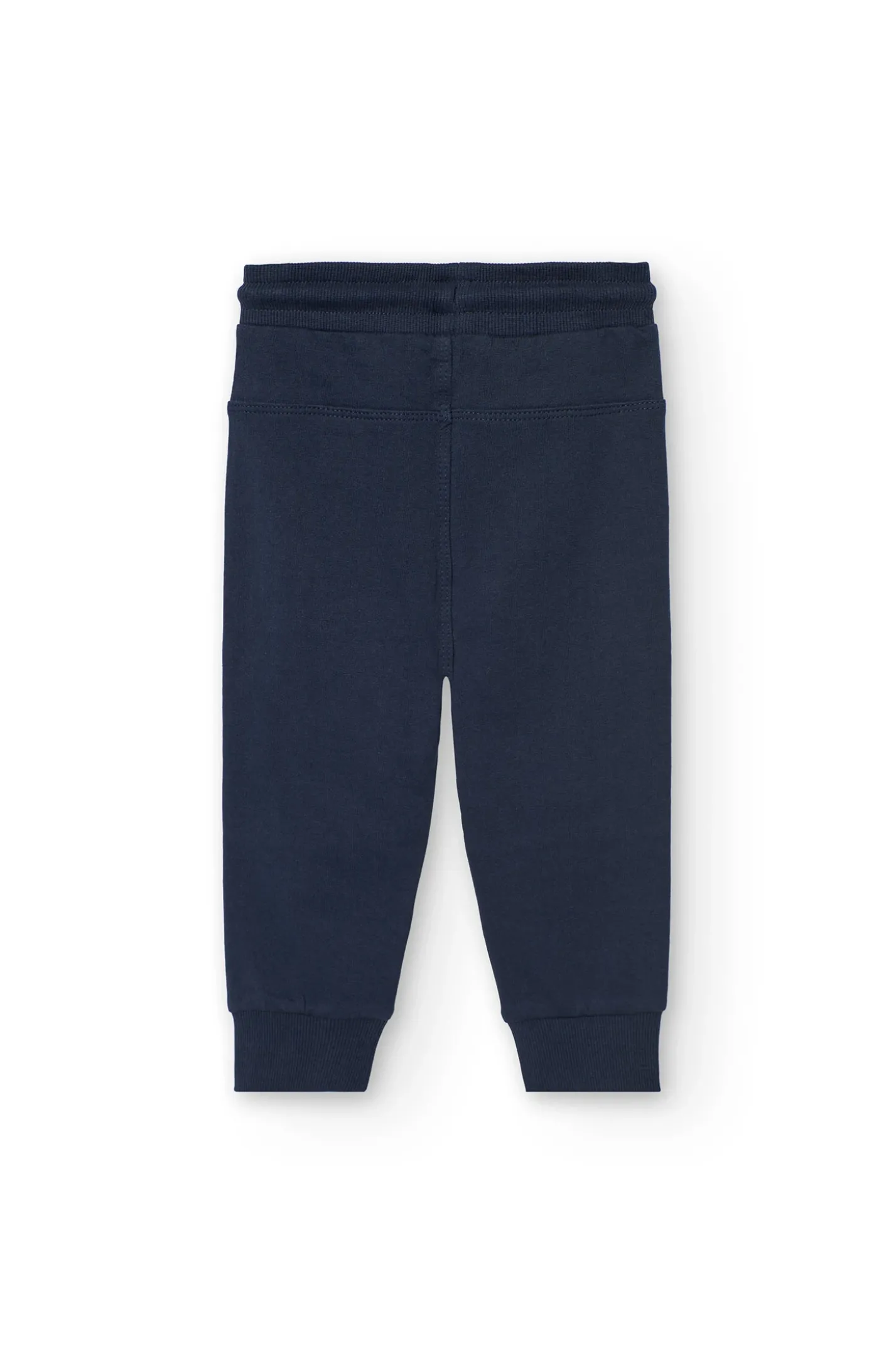 Pantaloni jogging in felpa per bambino in blu marino