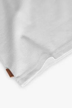 Polo in piqué da bambino colore bianco