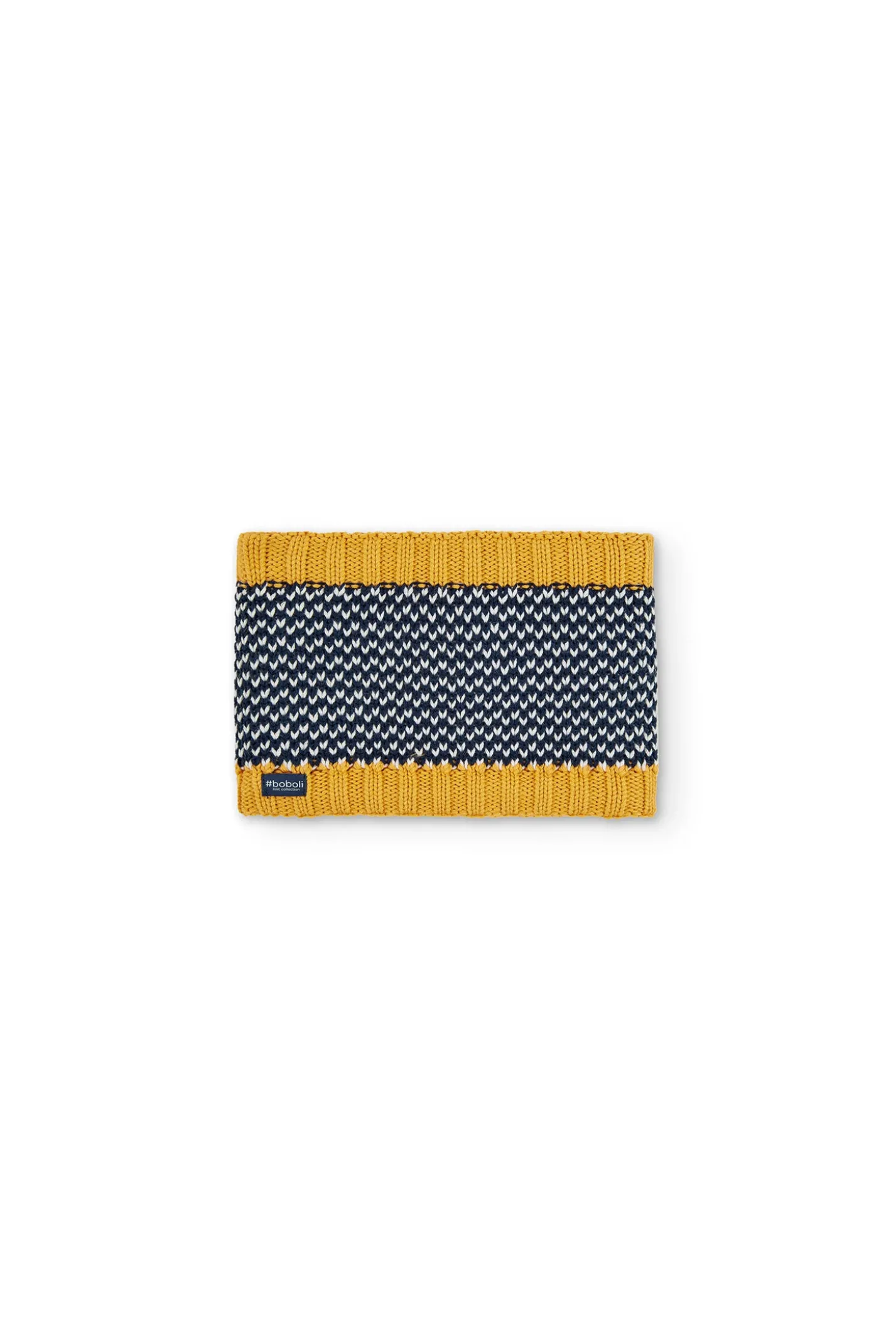 Sciarpa tricot jacquard per ragazzo