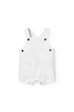 Set coordinato in maglia per neonato con righe in colore grigio
