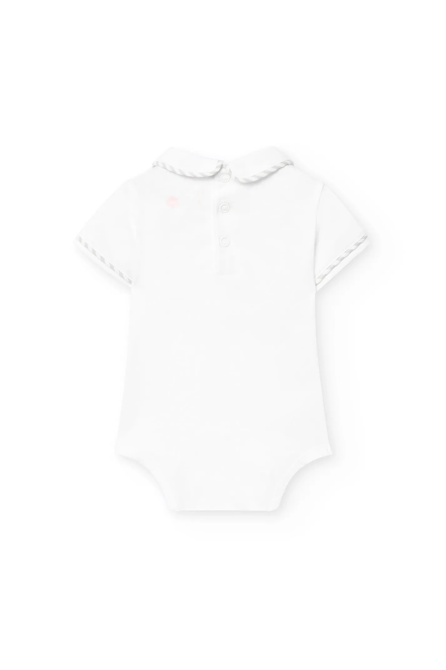 Set coordinato in maglia per neonato con righe in colore grigio
