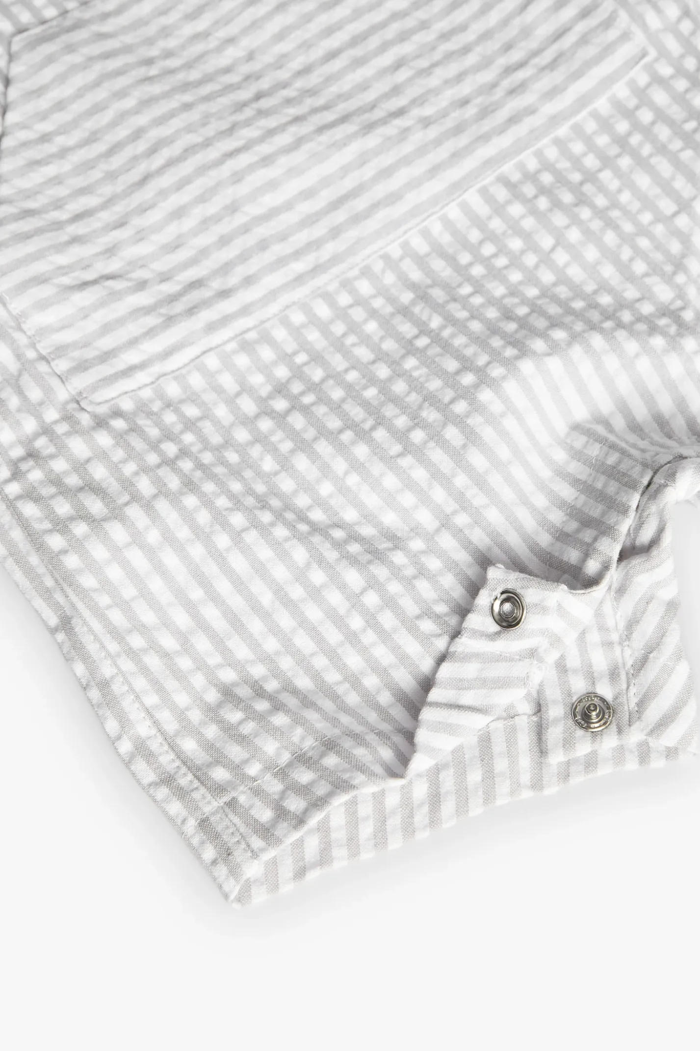 Set coordinato in maglia per neonato con righe in colore grigio
