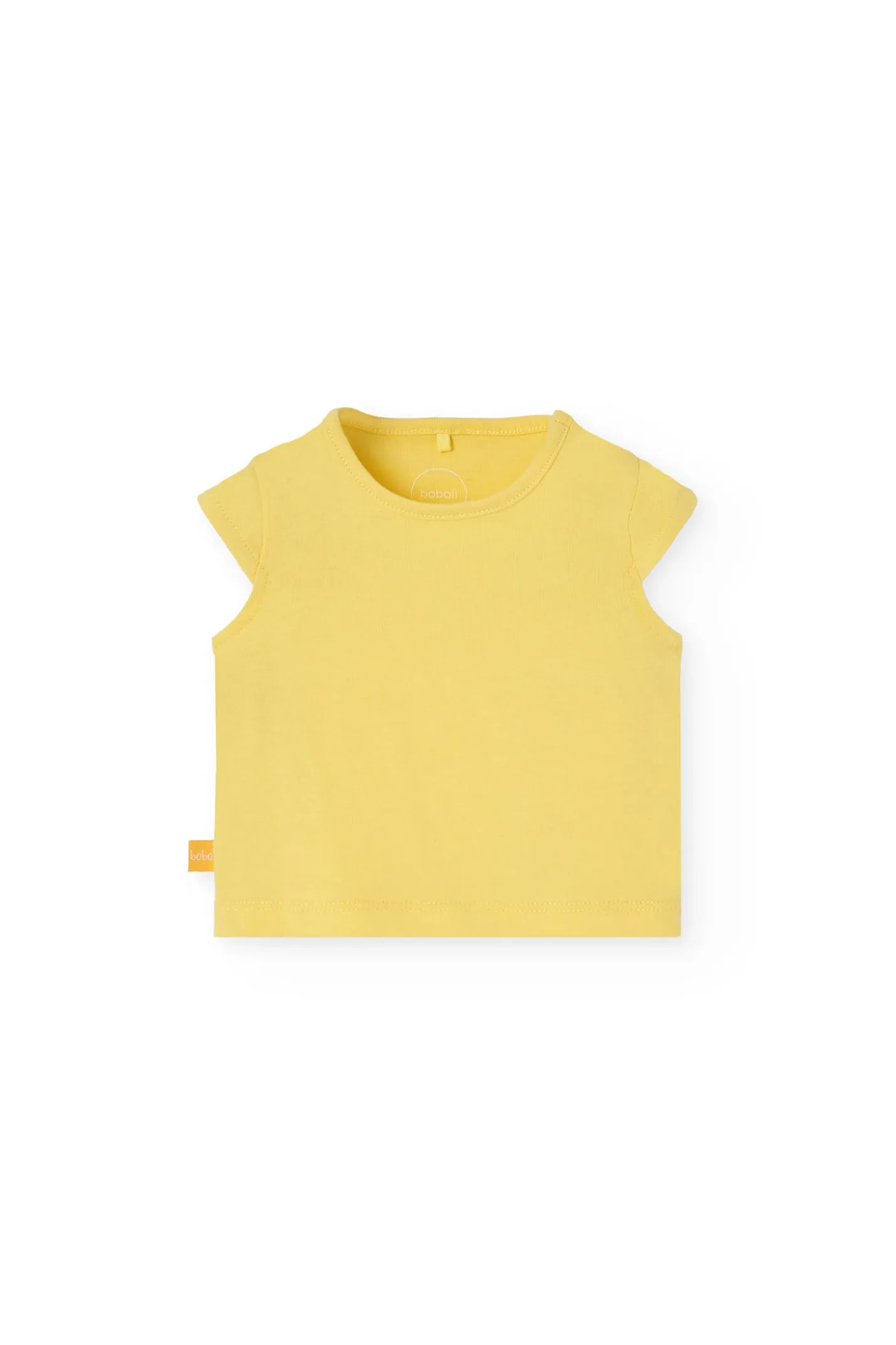 Set di abito in maglia per neonata in colore giallo
