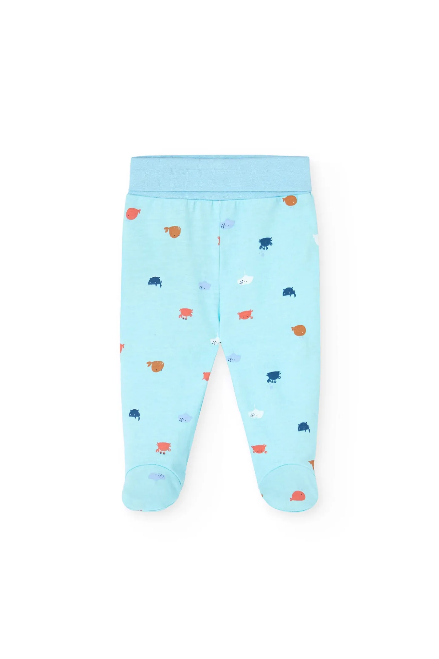 Set di maglieria per neonato in colore bianco.
