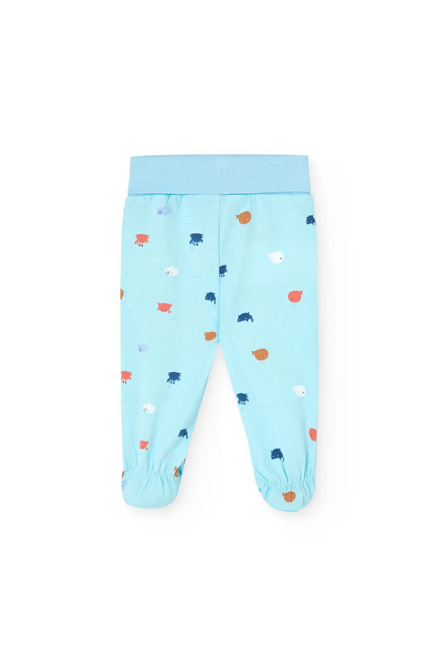 Set di maglieria per neonato in colore bianco.