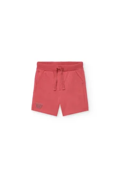 Set di maglietta e pantaloncini in maglia per neonato di colore bianco