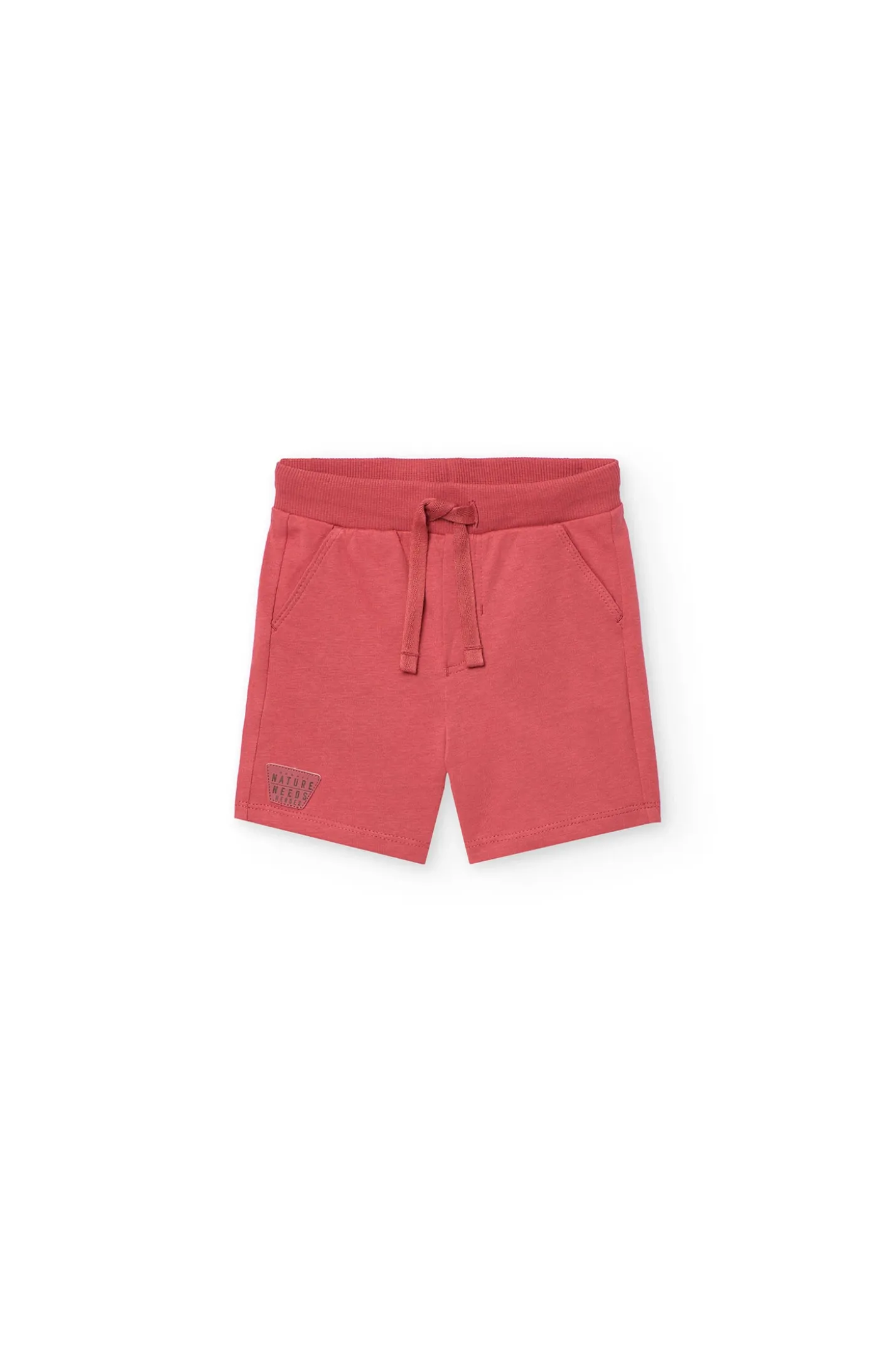 Set di maglietta e pantaloncini in maglia per neonato di colore bianco