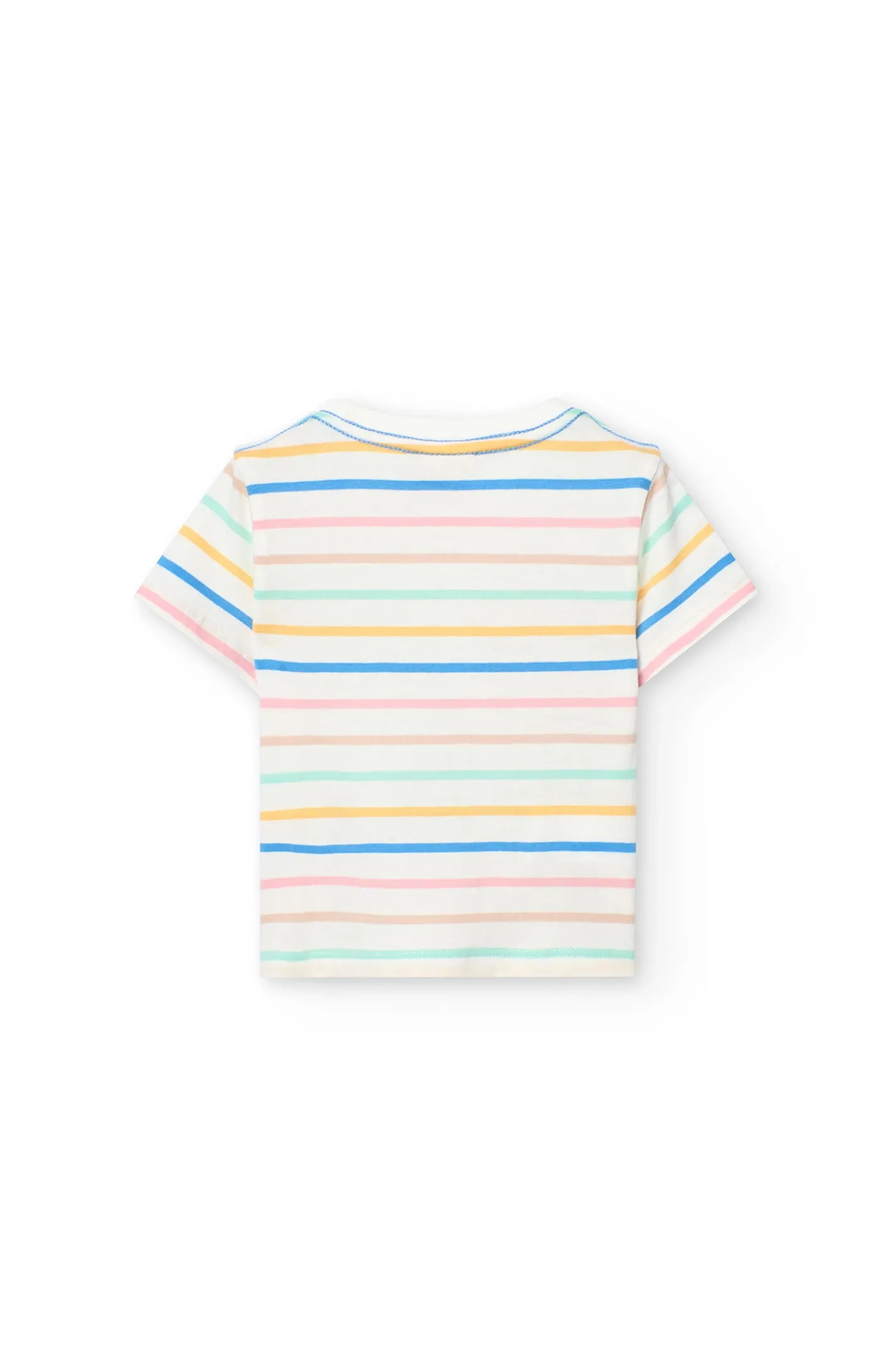 Set di maglietta e pantaloncini in maglia per neonato multicolore.