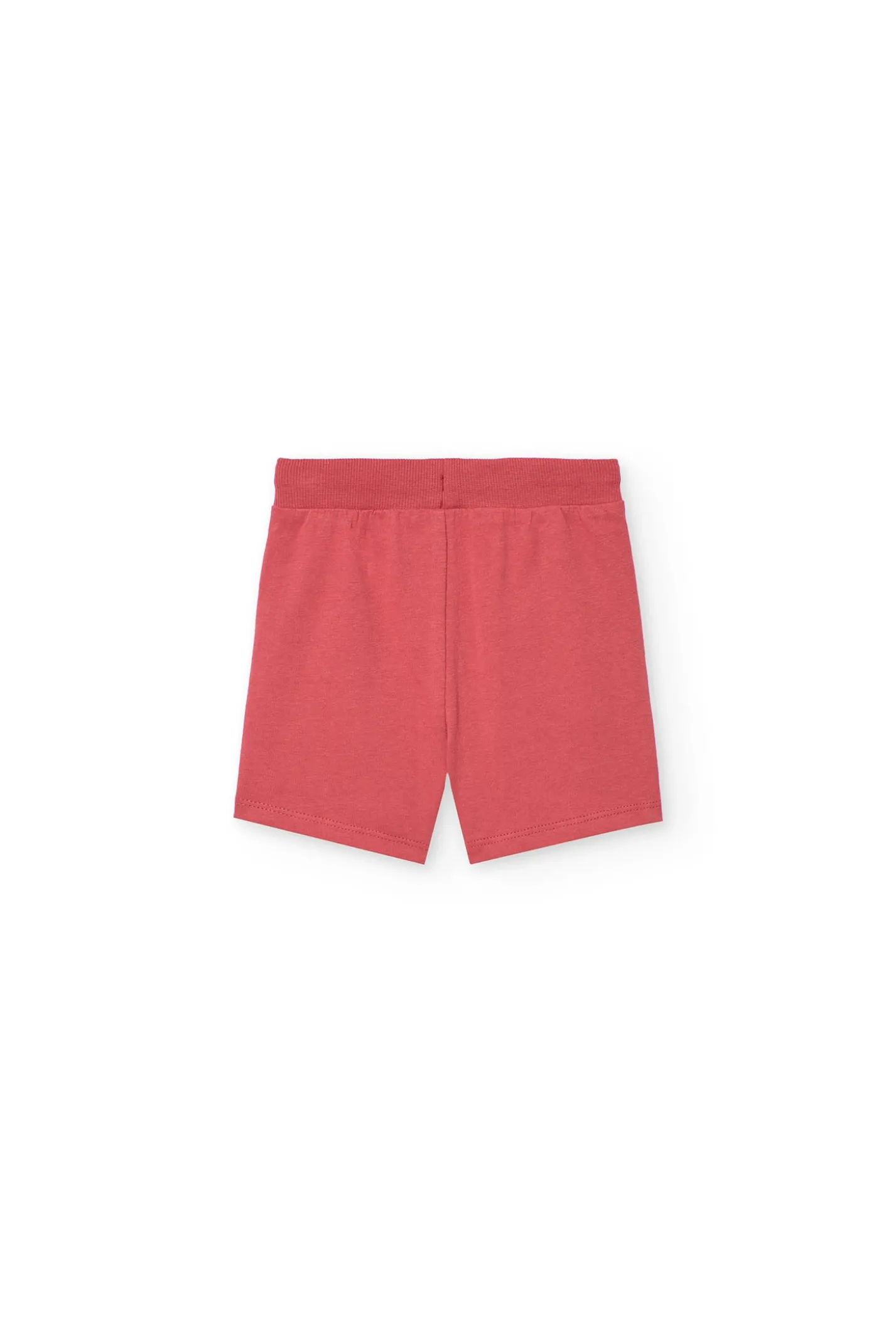 Set di maglietta e pantaloncini in maglia per neonato di colore bianco