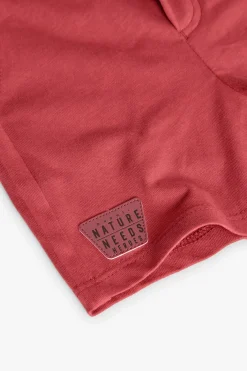 Set di maglietta e pantaloncini in maglia per neonato di colore bianco