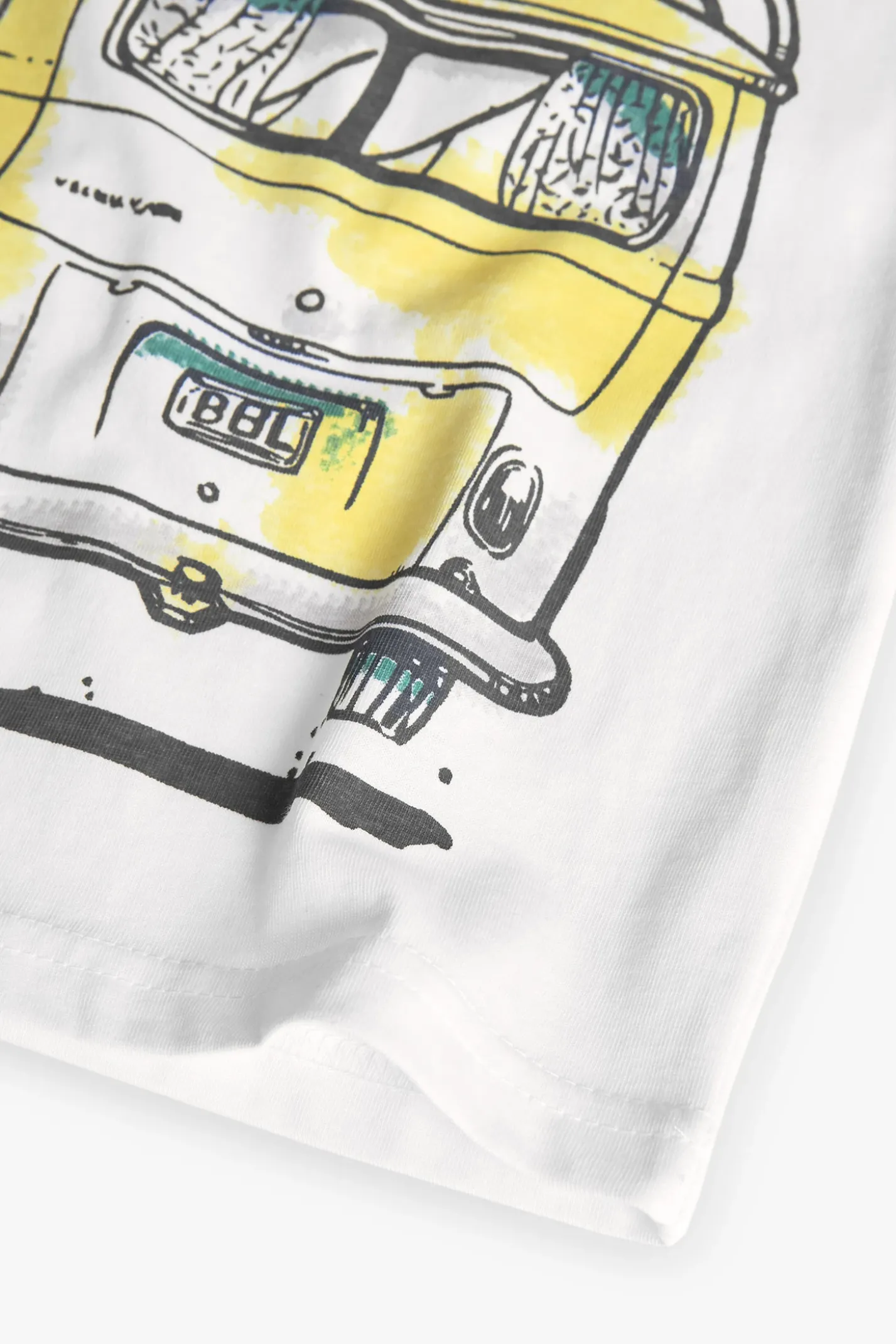 Set di maglietta e pantaloncini in maglia per bambino di colore verde