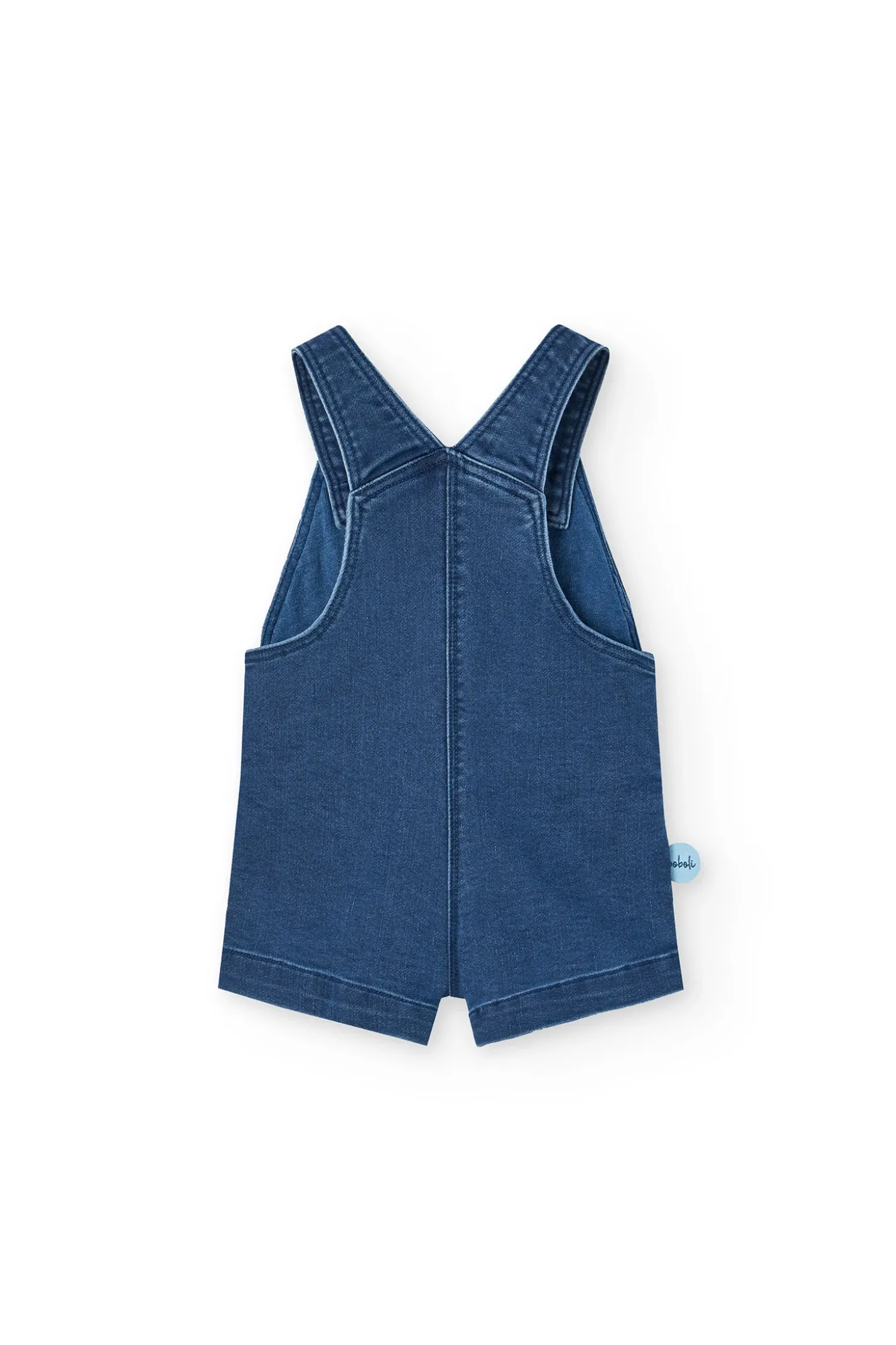 Set di maglietta in maglia per neonato in colore acqua con stampa di granchio.