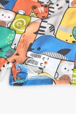 Set di t-shirt di maglia per neonato in colore salmone