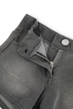Short felpa denim per ragazza