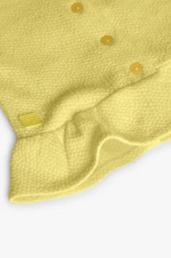 Top a maglia per neonata di colore giallo