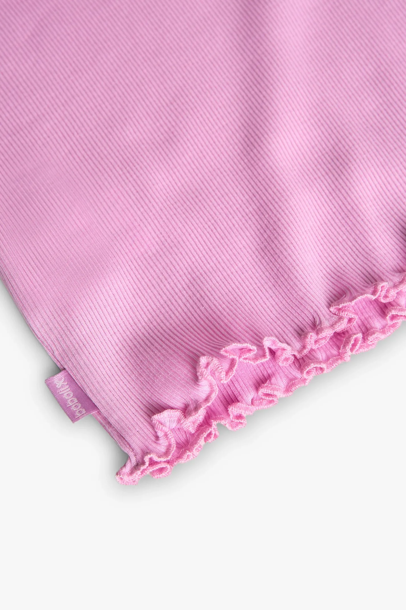 T-shirt basic di maglia per neonata in rosa