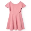 Vestito a maglia per bambina in colore rosa