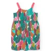 Vestito a maglia per bambina con design di foglie