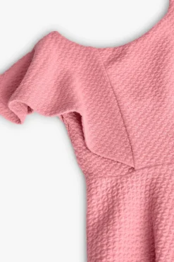 Vestito a maglia per bambina in colore rosa