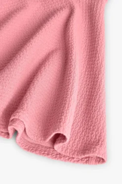 Vestito a maglia per bambina in colore rosa