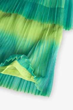 Vestito di tulle per bambina di colore verde